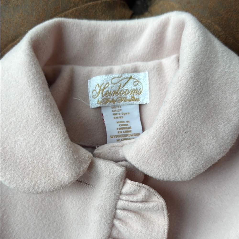 Pink Ruffled Kids Jacket - Picture 4 of 4